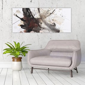 Tablou cu pictură abstactă (120x50 cm)