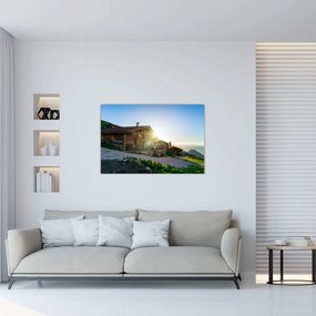 Tablou - Dimineața în Alpi Tirol (90x60 cm)