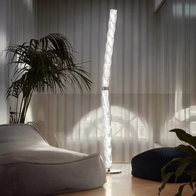 Lampadar LED design tehnico-decorativ realizat manual Hugo prisma