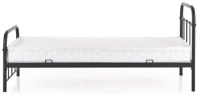 Pat de o persoană 90 cm Lashell 90 (fără saltea) (negru). 1039454
