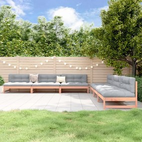 3186611 vidaXL Set mobilier relaxare grădină, 6 piese, lemn masiv Douglas