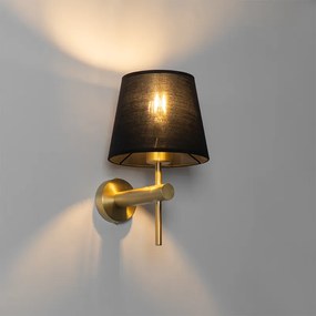 Aplică modernă din alamă cu negru - Pluk