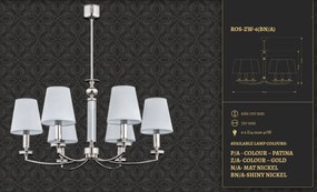 Candelabru 6 brate elegant design clasic ROSSANO