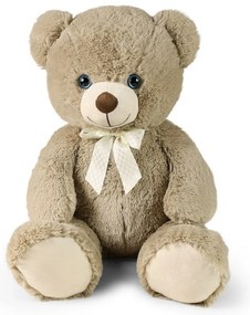 Urs mare de pluș Rappa Harvey cappuccino cuetichetă, 78 cm