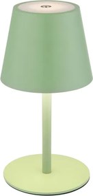 Globo 58488BG-LED Lampă de masă pentru exterior 3-în-1 VANNIE, dimmabilă cu comandă tactilă și reîncărcabilă, 3W/5V IP54 verde