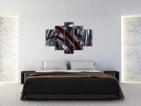 Tabloul cu abstracție în gri (150x105 cm)