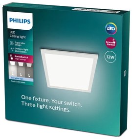 Plafonieră LED dimabilă SLIM SCENE SWITCH LED/12W/230V 4000K