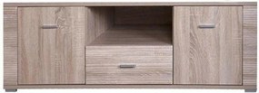 Comoda TV GRAND tip 13, stejar sonoma, PAL laminat, 140x55x51 cm