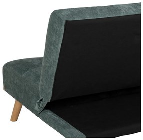 Canapea turcoaz extensibilă cu tapițerie din chenille 178 cm – Ixia