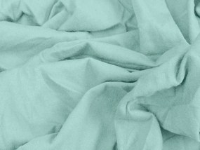 Cearsaf jersey EXCLUSIVE mentol 180x200 cm, 100% bumbac