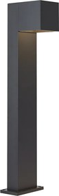 Lampă de exterior neagră 65cm incl. LED IP64 cu lumină slabă și solară - Charlene