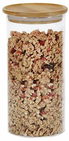 Kesper 38010 Borcan de sticlă pentru depozitare,diametru 10 cm , 1200 ml