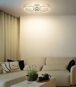 Globo 48039-40CO -LED Plafonieră LORETTA LED/40W/230V Ø 35,5x53 cm alamă