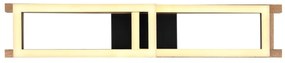 Plafoniera LED design modern ILLA negru, maro 69x36,5cm