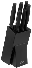 Set cutite Charactere, inox, suport, 6 piese