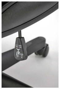 Fotoliu de birou Rebound, negru / albastru