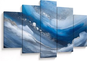 Tablou - Abstractizarea oceanului (150x105 cm)