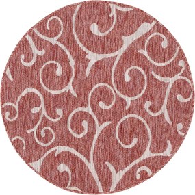 Covor Outdoor Beauties ruginiu-rosu-gri 122 cm