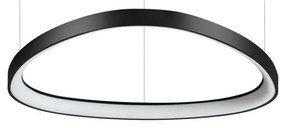 Lustra LED suspendata design circular GEMINI SP D061 NERO