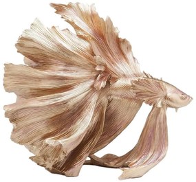 Figurina decorativa Betta Fish Auriu