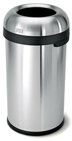 Coș rotund deschis 60 l, oțel mat, oțel inoxidabil