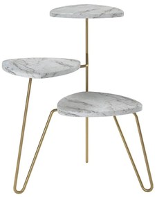 Suport pentru ghivece alb-auriu Athena - Novogratz