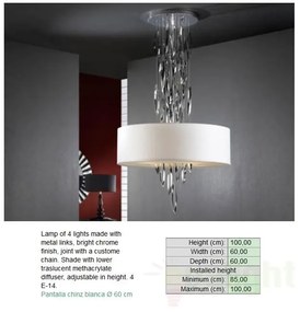 Lustra moderna diametru 60cm Domo 49441583 / 7611