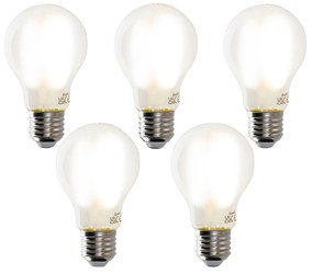 Set de 5 becuri LED inteligente E27 A60 mat 7W 806lm 1800-4000K
