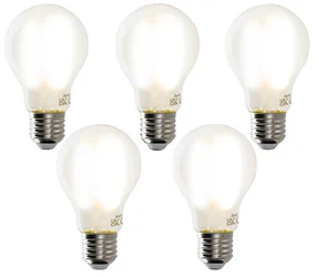 Set de 5 becuri LED inteligente E27 A60 mat 7W 806lm 1800-4000K