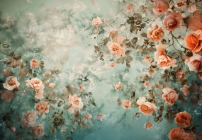 Fototapet - Trandafiri Pastel (147x102 cm)