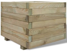vidaXL Stratat inălțat, 50x50x40 cm, lemn, pătrat