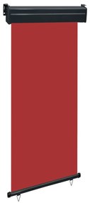 vidaXL Copertină laterală de balcon, roșu, 100 x 250 cm
