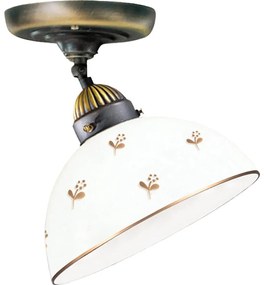 Kolarz NONNA 731.10.170 - Lustru aplicat 1xE27/75W/230V, Ø 20 cm, decor floral, aur roz