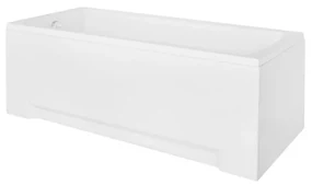 Masca frontala si laterala cada dreptunghiulara 120 cm Besco Uni 1200x700 mm