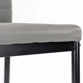 Scaun de masă Tino NOVA în gri-negru