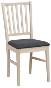 Scaun de dining din lemn de stejar Rowico Filippa, gri