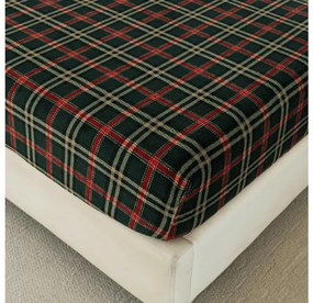 Cearsaf Cocolino microplus cu elastic GLENMOORE 200x200 cm verde