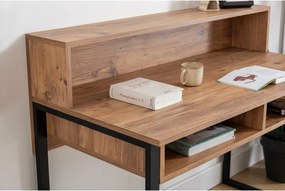 Birou Kemo Walnut and Black