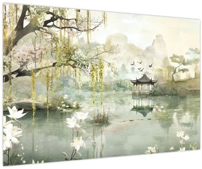 Tablou - Lac Chinezesc (90x60 cm)