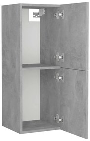 Dulap de baie, gri beton, 30x30x80 cm, PAL Gri beton, 1