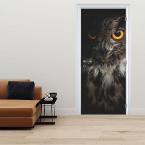 Fototapet pentru ușă - Bufnița (95x205cm)