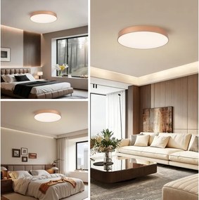 Brilagi - Lampă de tavan LED reglabilă POOL, 60 W / 230 V, Ø 60 cm, bronz, cu telecomandă