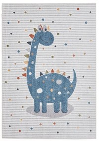 Covor pentru copii albastru/gri deschis 120x170 cm Vida Kids Dinosaur – Think Rugs