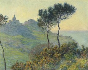 Reproducere The Church of Varengeville, Sunset, Claude Monet