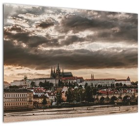 Tablou - Praga înnorită (70x50 cm), în 40 de alte dimensiuni noi