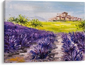 Tablou - Provence, Franța, pictură în ulei (70x50 cm)