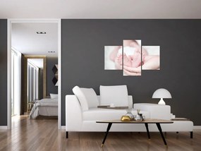 Tablou cu piciorușele de copilaș (90x60 cm)