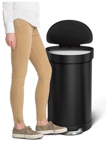 Coș de gunoi cu pedală din oțel inoxidabil 45 l – simplehuman