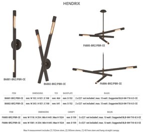 Lustra LUX design elegant, minimalist HENDRIX big