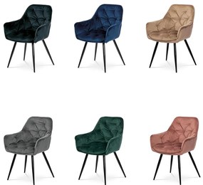 Scaun sufragerie Charli-BLUE4 (albastru). 1120398